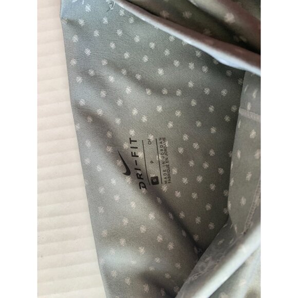 Nike Dri Fit Womens Size Small Twist Waist Gray Polka Dot Legging Criss Cross Wa - Picture 5 of 6